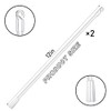 12 Inches Blind Wand, 2PCS Clear Blind Tilt Wand, Window
