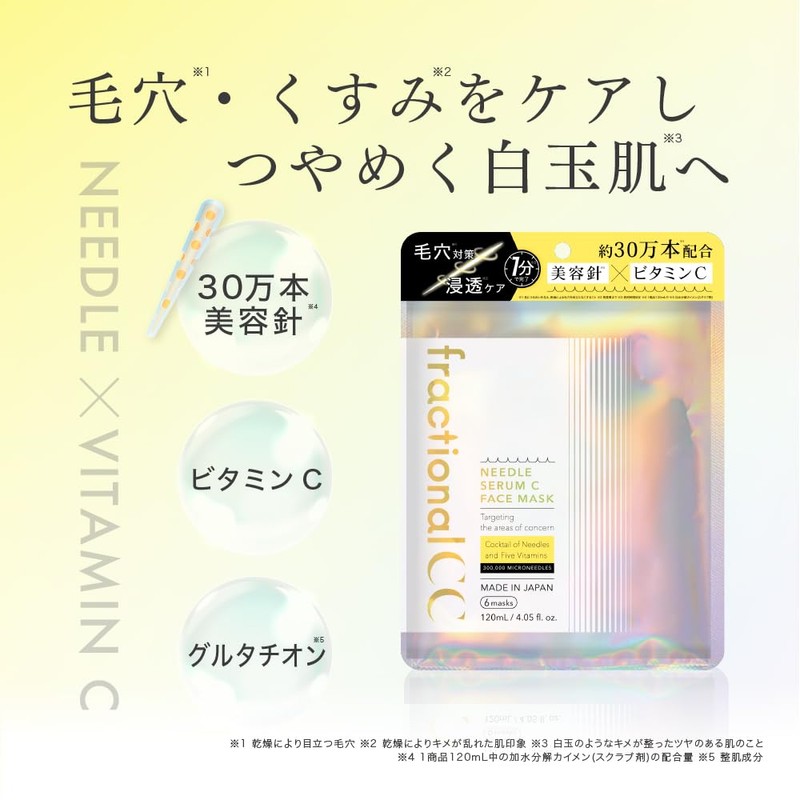 Fractional CC Needle Mask C, Made in Japan, 300,000 Pieces,