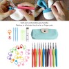 Crochet Hooks Set Soft Handle Crochet Hand Knitting Needles Art