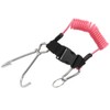 Stainless Steel Marine Sports Reef Double Hook with Spring Rope