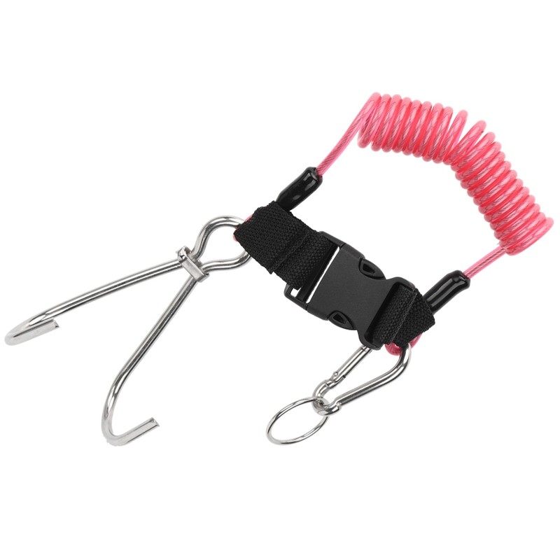 Stainless Steel Marine Sports Reef Double Hook with Spring Rope