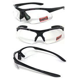 VeryHobby Inner Bifocal Safety Reading Glasses Reading Sunglasses UV400 AP+S ANSI Z87.1+ (+2.50, Clear Lens)