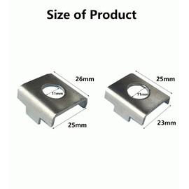 10 PCS Bicycle Training Wheel Positioning Piece，25mm/23mm Bike Side Wheel Locator Card, Bicycle Leg Brace Fastener, Auxiliary Wheel Support Gasket