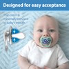 Dr. Brown's Advantage Glow-in-The-Dark Baby Pacifier, Fully Symmetrical Soother with