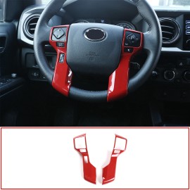 encar88_8 Red Steering Wheel Cover for Toyot Tacoma 2016-2022 Tundra 4Runner 2010-2019 US