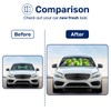 GENANY Pickle Family Windshield Sun Shade for Car SUV Truck