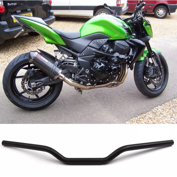 GOODFITMENT Motorcycle Handlebar 7/8" 22mm Black Handle Bars For Kawasaki