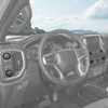 CheroCar Radio AC Knobs Cover Center Console for Chevy Silverado