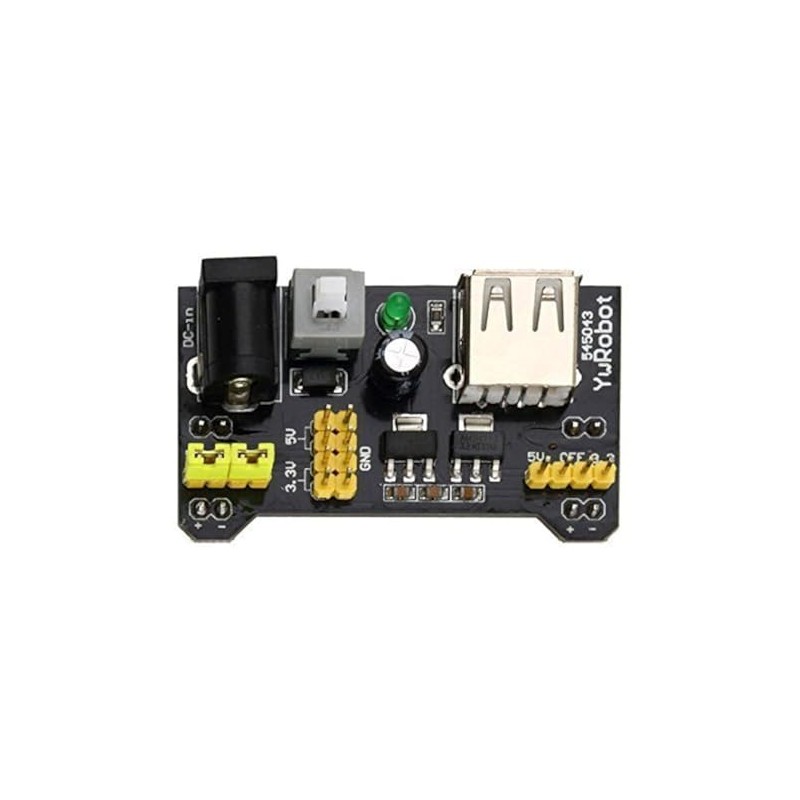 CorpCo MB102 Breadboard Power Supply Module 3.3V/5V for Arduino Board