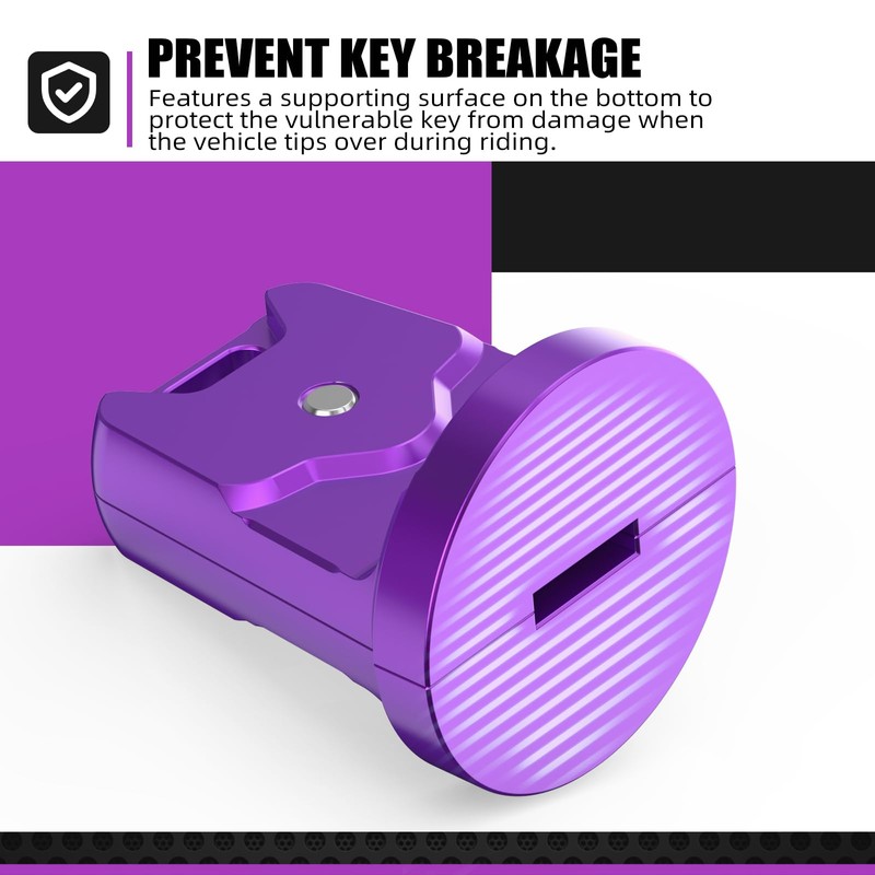 NICECNC Purple Key Cover Cap Key Head Cover Key Case