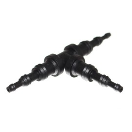 Old-Harvest 2 x T-Piece Hose Connector Junction Adapter 4-9 mm Reducer Aquarium Car Hose New