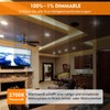 Unisun LED Recessed Spotlights, Dimmable, 7 W, Set of 4,