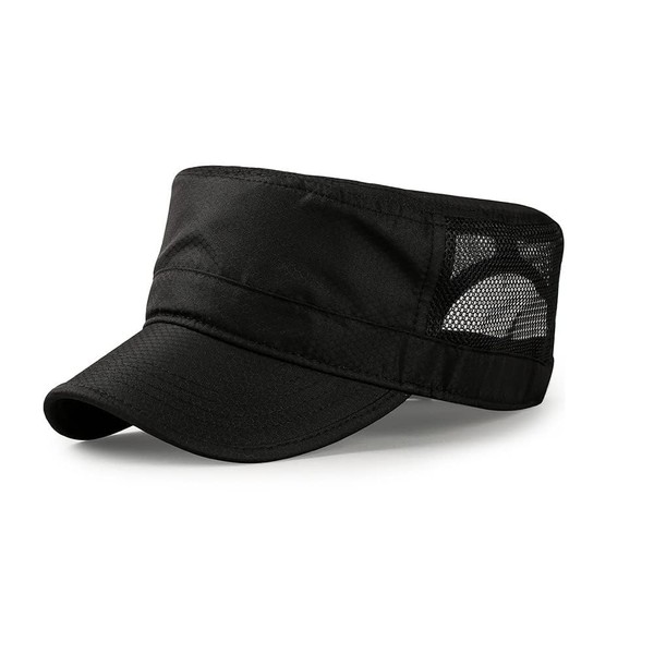 Airrail Work Cap, Mesh, Military Cap, Unisex, Polyester, Mesh, Adjustable,