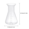 ULTECHNOVO Plastic Erlenmeyer Flask Narrow Neck, Flask Experiment Accessories Tableware