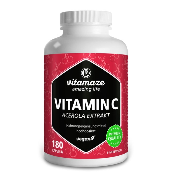 Vitamin C Acerola, 160 mg Natural Vitamin C from 660