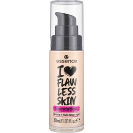 essence cosmetics essence I LOVE FLAWLESS SKIN foundation, Nr. 10, Nude, langanhaltend, mattierend, sofortiges Ergebnis, matt, vegan, ?lfrei, UVA- und UVB-Filter + SPF 20, ohne Parf1m, 1er Pack (30ml)
