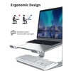 SOUNDANCE Laptop Stand, Aluminum Computer Riser, Ergonomic Laptops Elevator for
