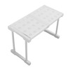 Expandable Shelf Stackable 121lb Load Bearing Divider Storage Rack for