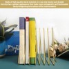 Retractable Bookends, Heavy Duty Metal Folding Book Ends, Triangle Creative