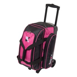 Moxy Bowling Products Double Roller Bowling Bag- Pink/Black