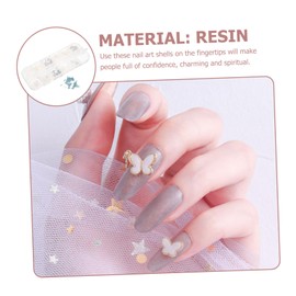 Baluue 12grid Nail Art Shell Flakes Decorative Slices for Manicure Color Mix Nail Accessories for Weddings Parties Events Unique Design