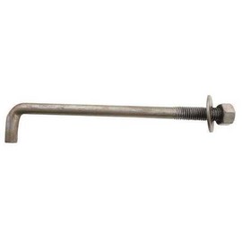 Anchor Bolt, L Hook, 1/2-13, 8 in L, PK25