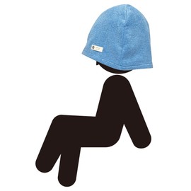 Imabari Towel Sauna Hat, Loose Size (Blue)