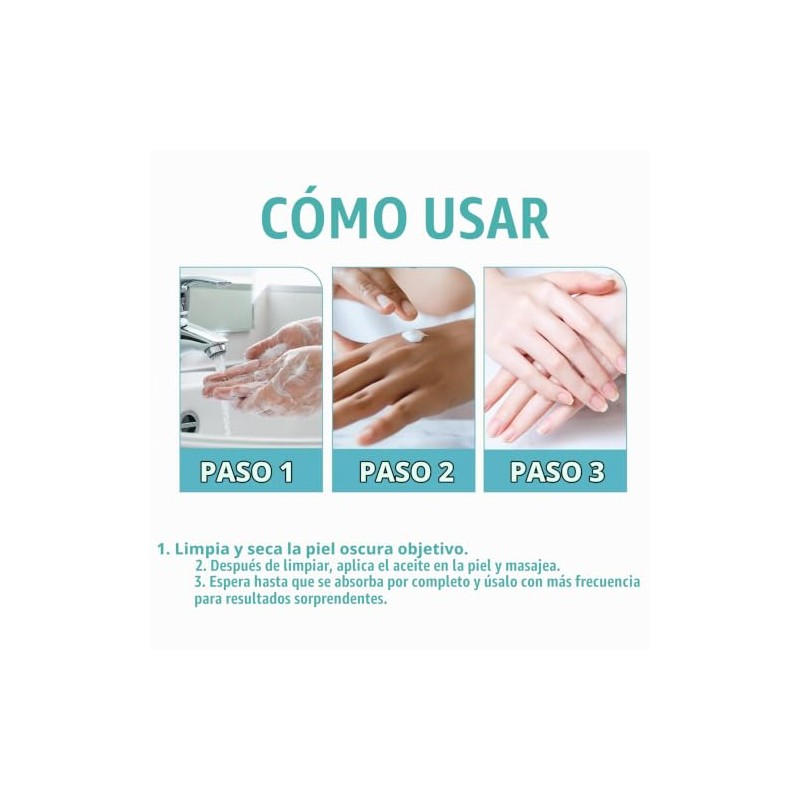 Quitamanchas para el cuerpo, crema correctora de manchas, axilas, cuello,