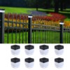 Solar LED Fence Post Cap Light 2x2 Inch (5x5cm) -