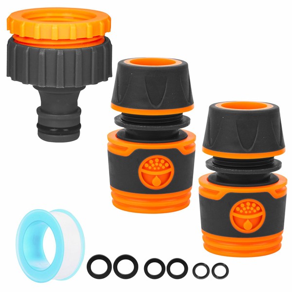 YIYAYOO Outside Tap Hose Connector 33mm and 26mm (G 1"