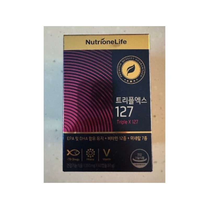 Nutrione Triple / 뉴트리원 트리플엑스 127 종합 멀티 비타민 알티지