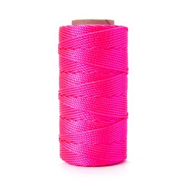 HONGDA Twisted Nylon String, #18 x 270FT Mason Line String, Nylon Twine for Masonry Job, Trot Line, Decoy Line, Net Making and Mending, Workshop, Crafts, Gardening