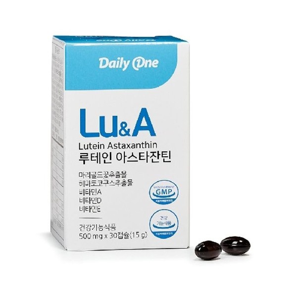 Daily One Lutein Astaxanthin 12 boxes (12 months supply), single option / 데일리원 루테인 아스타잔틴 12박스(12개월분), 단일옵션