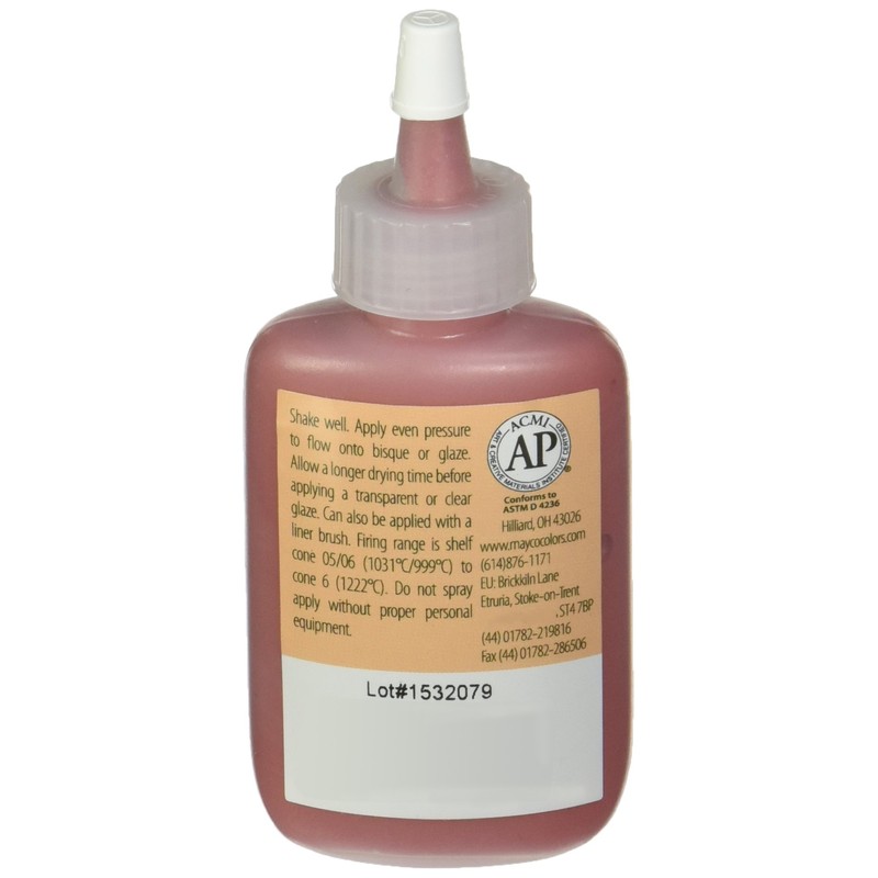 Mayco SG4031 Designer Liner, 1.25 oz. Size, Red