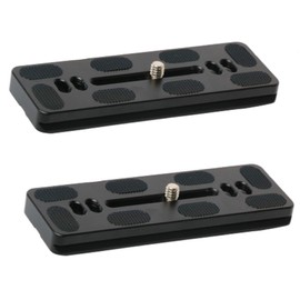 HAMILO Quick Release Plate Long Type Camera Tripod Telescope Set of 2 (120x38mm)