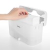 EZ-Pull Countertop Premium Kitchen/Camping/Bathroom/Fishing /RV Paper Hand Towel Dispenser, Pearl