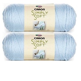 Simply Soft Solids Yarn-Soft Blue