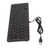 64 Keys RGB Backlit Keyboard USB Wired Gaming Keyboard Portable