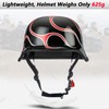 Motorcycle Helmets for Adults Men DOT Approved Open Face Motorcycle