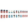 4th of July Press on Nails Medium Square Fake Nails