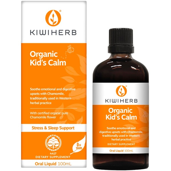Kiwiherb Organic Kid's Calm 100ml - Expiry 23/07/24 - SUPPLIER CLEARANCE
