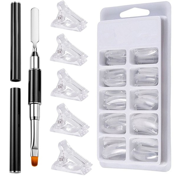 YFFSFDC Perfect Nail Tool Set Nail Art with 100 Transparent