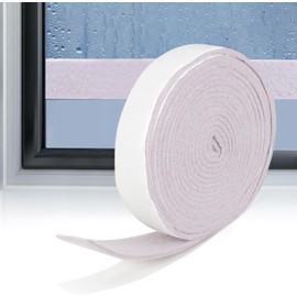 13FT Window Sill Water Absorber, Self-Adhesive and Reusable Condensation Barrier Strip (157.4 x 1.96 Inch), Easy to Install, Peels Off Cleanly, Keeps Window Sills Dry