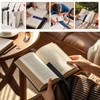 kdafio 12 Pcs Leather Bookmark, Classic Stitched Bookmark with Leather