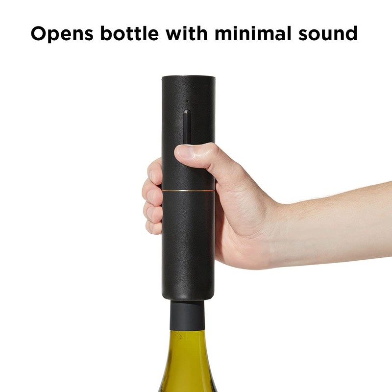 RBT Electric Corkscrew Wine Opener with Foil Cutter and Marble