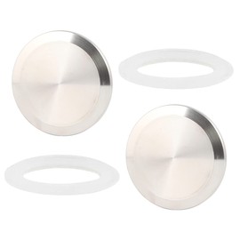 Metaland 2" Tri Clamp End Cap Stainless Steel Sanitary Plug for 64mm OD Tri Clamp Clover (Pack of 2)