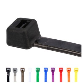 Lumonic 100 x Cable Ties 250 x 2.8 mm I Black Cable Ties in Industrial Quality I Cable Ties UV Resistant Cable Ties Weatherproof Cable Ties Black
