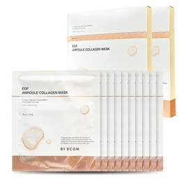 홈쇼핑 바이애콤 EGF 앰플 콜라겐 겔 마스크팩 2박스 (34gX10매) (16680514) Home Shopping Byacom EGF Ampoule Collagen Gel Mask Pack 2 Boxes (34g X 10 Sheets)