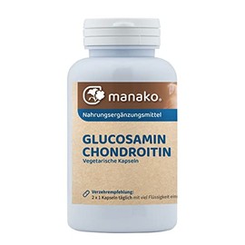 manako Glucosamine and Chondroitin Capsules, Pack of 120, 96 g Tin