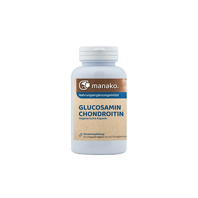 manako Glucosamine and Chondroitin Capsules, Pack of 120, 96 g
